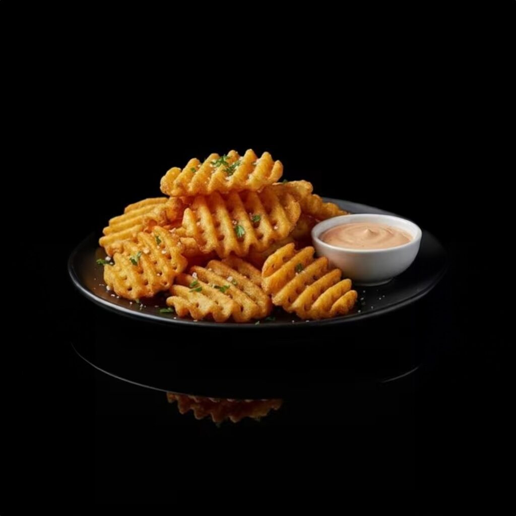 Waffle fries