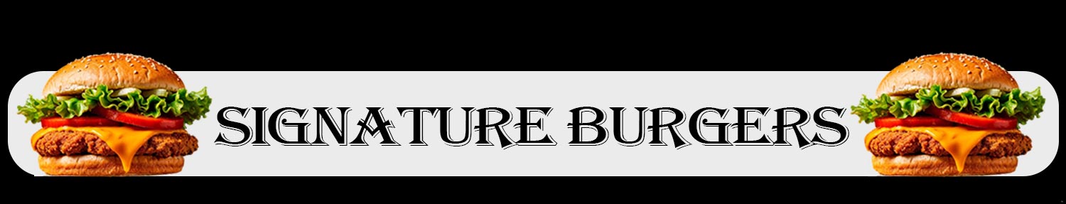 Signature Burgers Banner