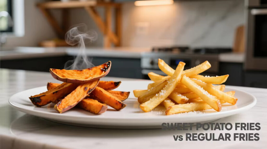 Sweet potato fries vs regular fries