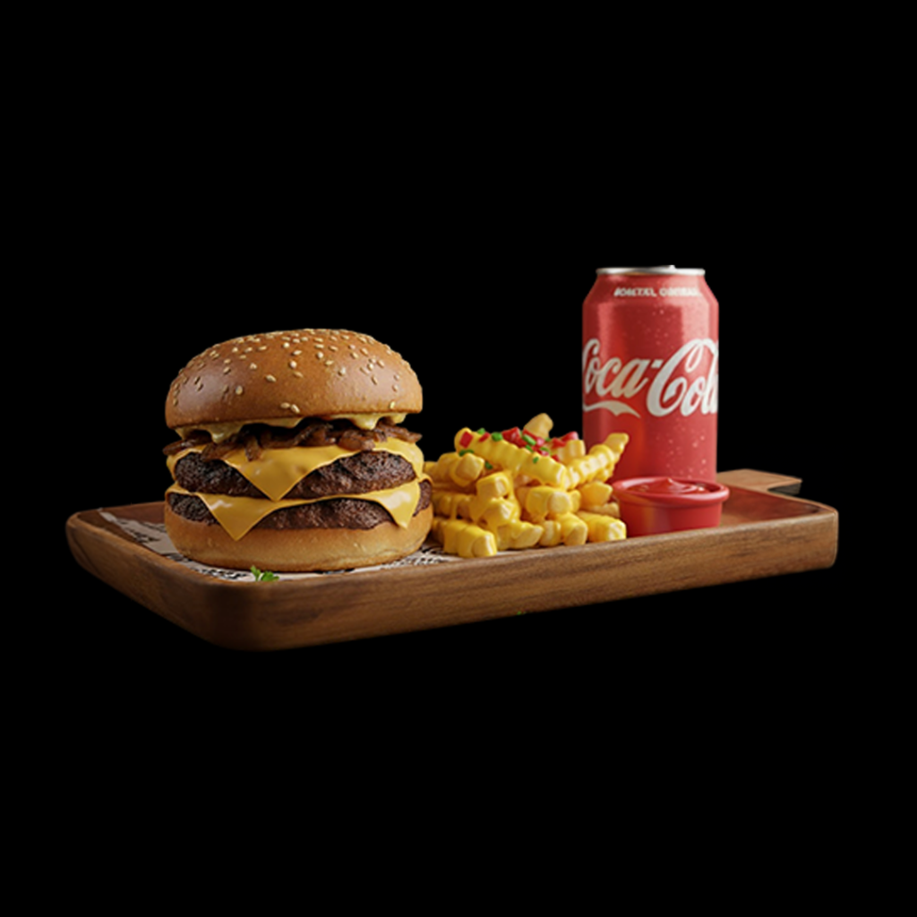 Deal-3 Double Smash + Fries + Soda