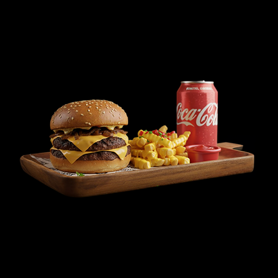 Deal-3 Double Smash + Fries + Soda