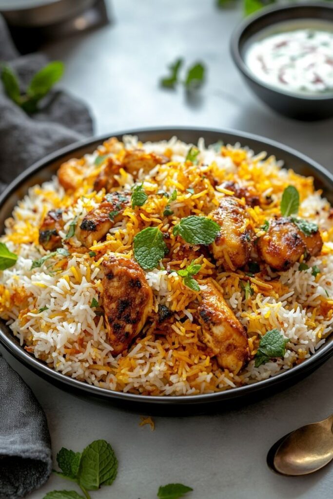 Chicken 65 Biryani (Sunday)